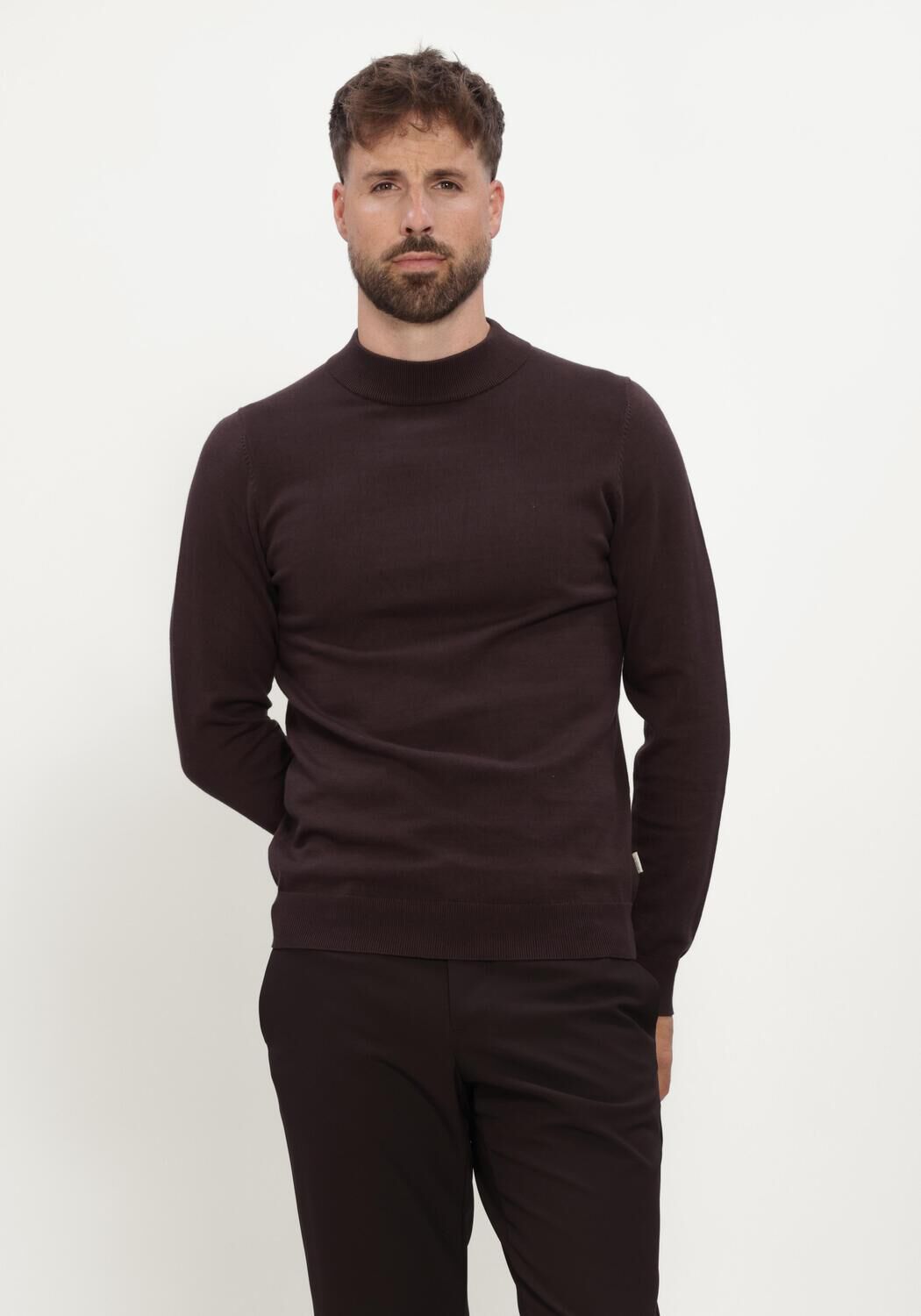 Braune MACED Pullover M-ALEX - large