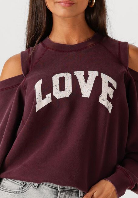 Bordeaux CATWALK JUNKIE Pullover GRAPHIC SWEATER WITH CUT OUT - large