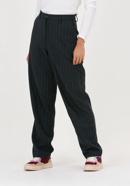 Graue SELECTED FEMME Hose SLFMERCY HW TAPERED WOOL PANT - large