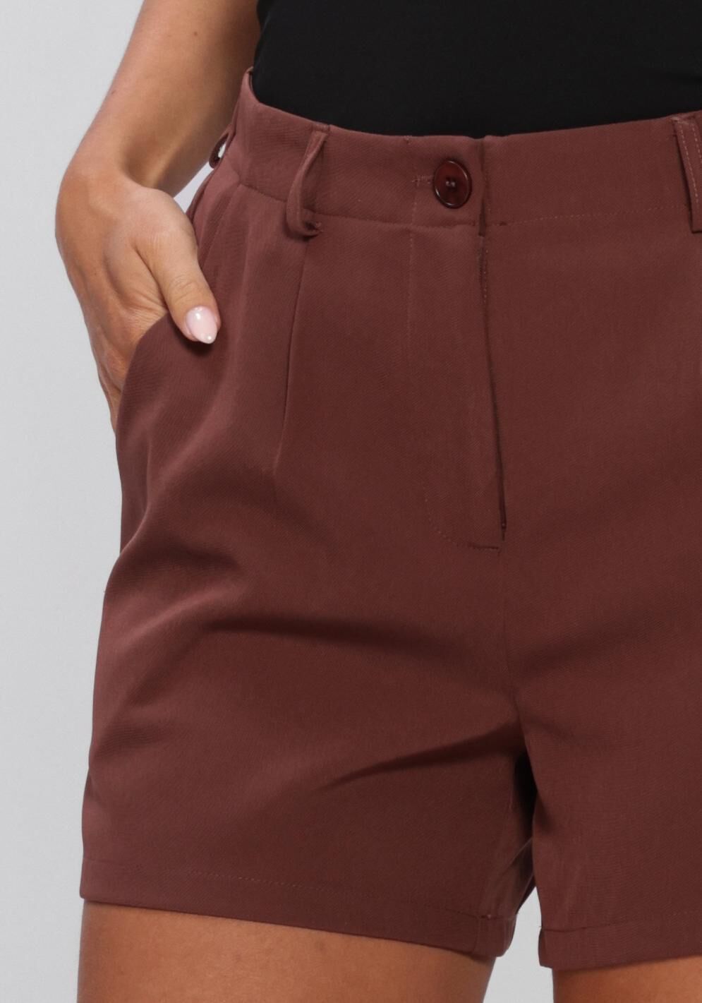 Braune YDENCE Hosen SHORT JENNY - large