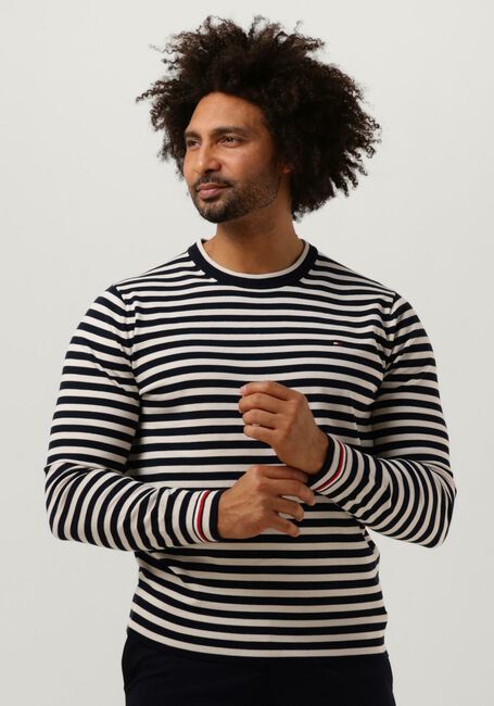 Blaue TOMMY HILFIGER Pullover 1985 CREW NECK SWEATER - large