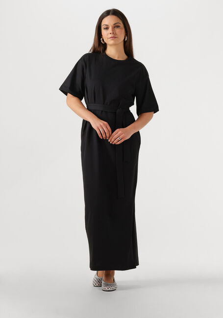 Schwarze SELECTED WOMEN Maxikleid SLFESSENTIAL SS POCKET ANKLE DRESS - large