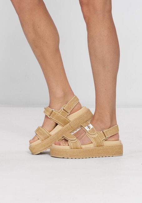Beige STEVE MADDEN Flache Sandalen BIGMONA - large