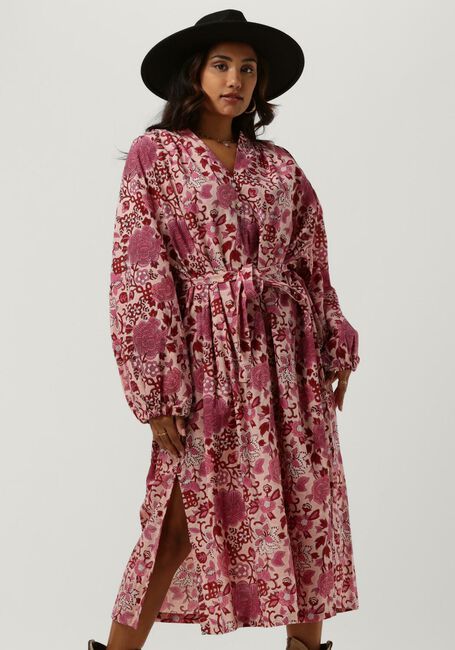 Mehrfarbige/Bunte SISSEL EDELBO Midikleid LARA ORGANIC COTTON SHORT DRESS - large