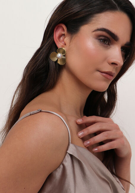 Goldfarbig NOTRE-V Ohrringe EARRING BLOOM - large