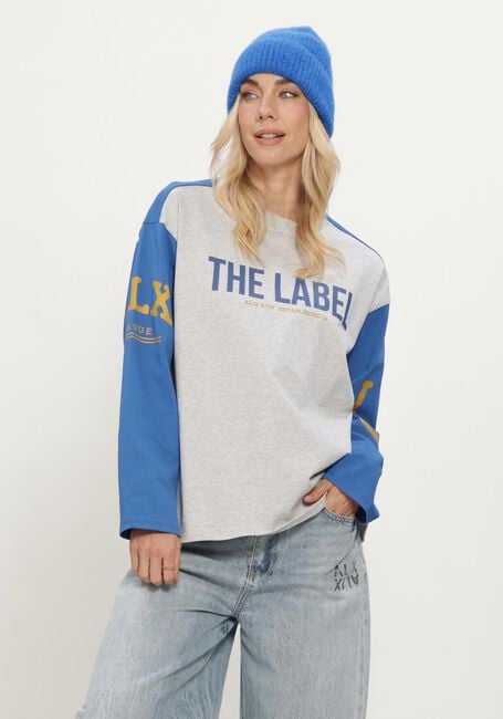 Mehrfarbige/Bunte ALIX THE LABEL T-shirt LADIES KNITTED MIX LONGSLEEVE T-SHIRT - large