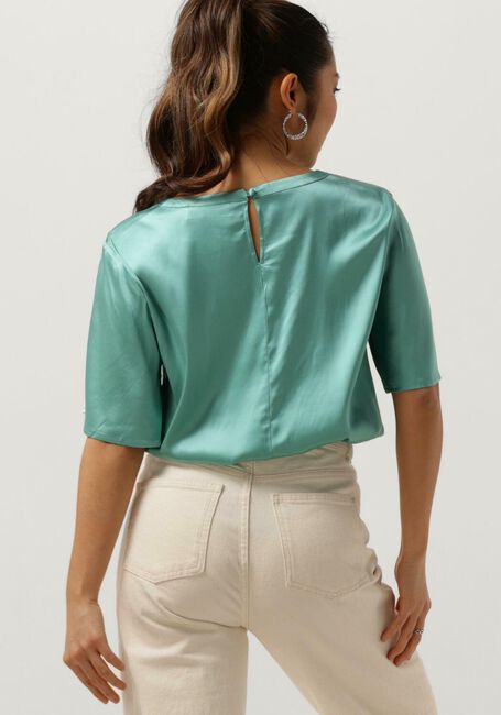 Grüne MOS MOSH Blusen EVIE SS SATIN BLOUSE - large