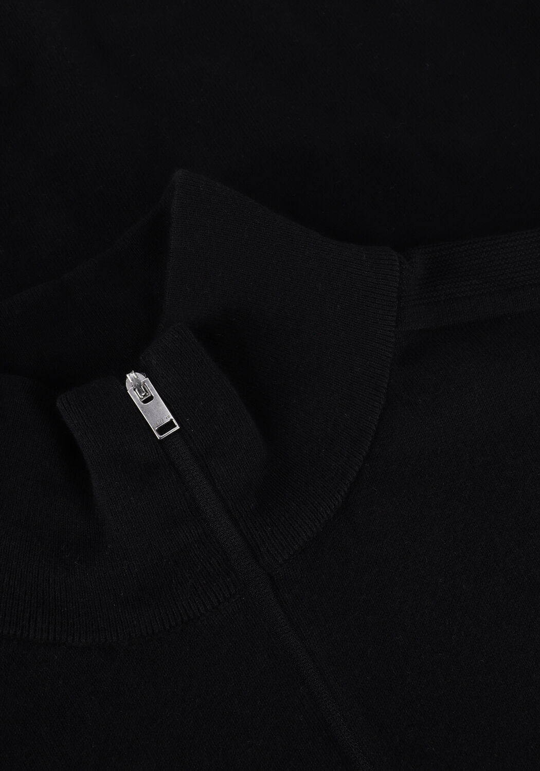 Schwarze SELECTED MEN Pullover SLHBERG HALF ZIP CARDIGAN NOOS - large