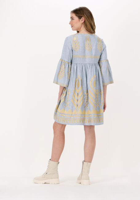 Hellblau GREEK ARCHAIC KORI Minikleid SHORT DRESS SUMMER - large