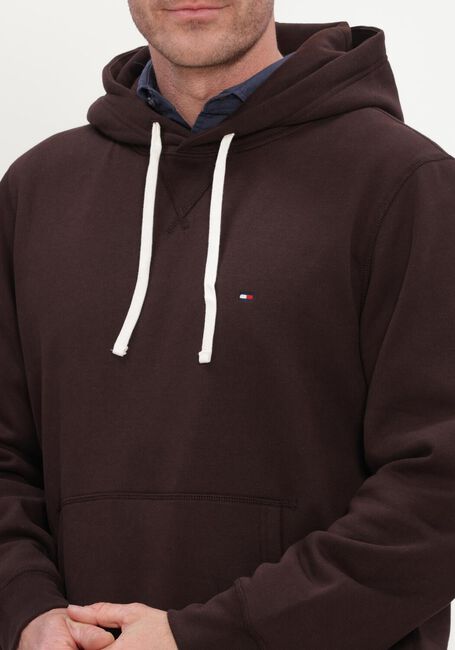Braune TOMMY HILFIGER Sweatshirt ESS SEASONAL FLEECE HOODY - large