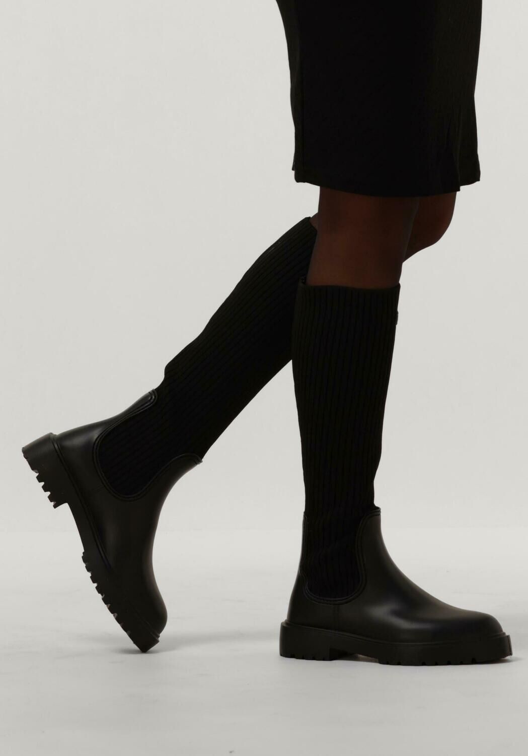 Schwarze UNISA Hohe Stiefel FALERCE - large