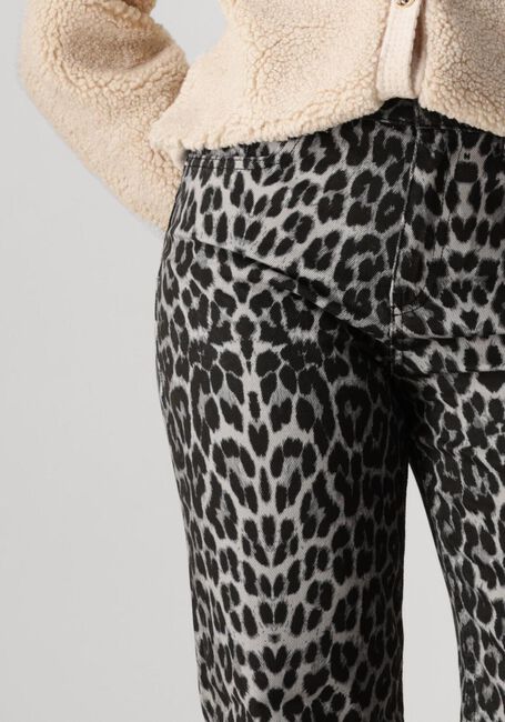 Braune NEO NOIR Lange Hosen SIMONA LEOPARD PANTS - large