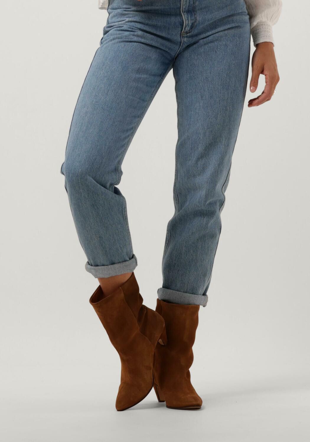 Cognacfarbene ANONYMOUS COPENHAGEN Stiefeletten VULLY 50 STILETTO - large