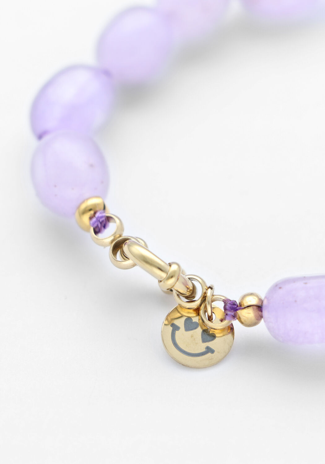 Lila BONNIE STUDIOS Armb&auml;nder BOBBY LILA BRACELET - large