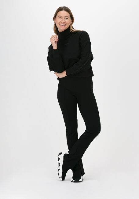 Schwarze CALVIN KLEIN Rollkragenpullover LOGO TRIM ROLL NECK - large