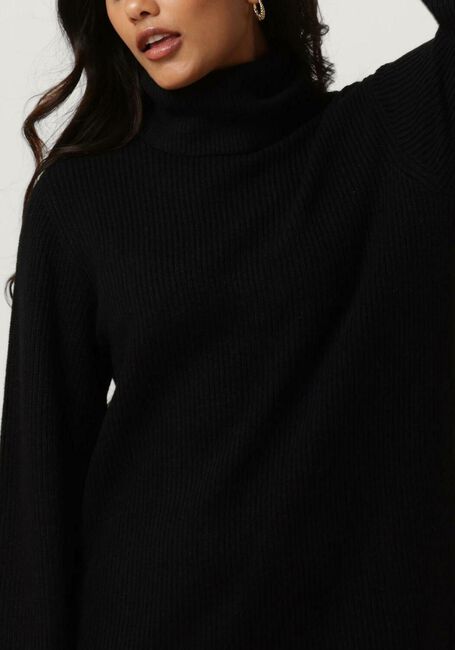 Schwarze OBJECT Midikleid OBJMALENA L/S ROLLNECK DRESS NOOS - large