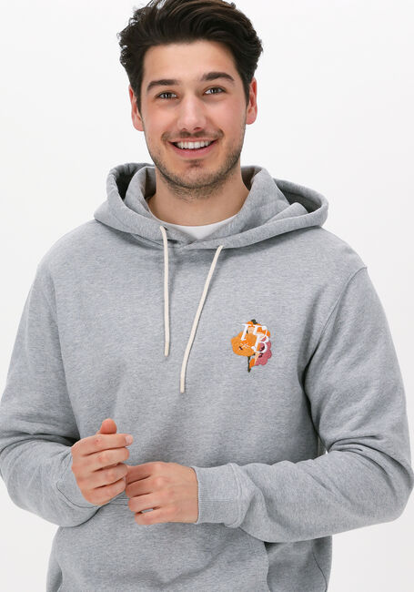 Graue WOODBIRD Sweatshirt HACE FLOW HOODIE - large