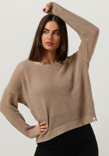 Sand SIMPLE Top KNIT-ECO-50CO-24-1 - large