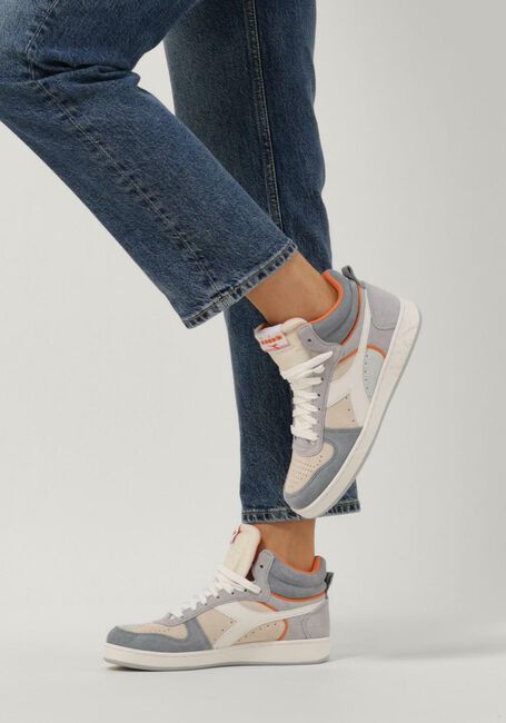 Weiße DIADORA Sneaker high MAGIC BASKET DEMI WOMAN - large