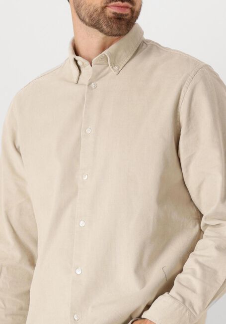 Ecru SELECTED MEN Casual-Oberhemd SLHREGDANNI CORD BD LS SHIRT - large