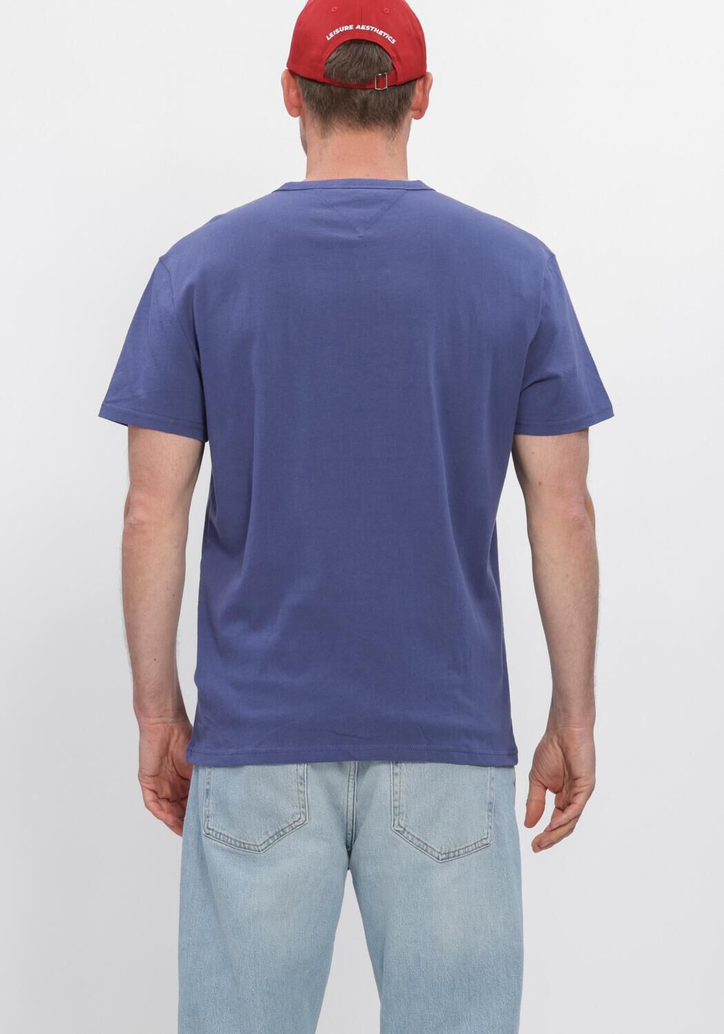 Blaue TOMMY JEANS T-shirt TJM REG BADGE TEE EXT - large