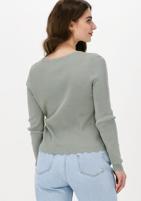 Grüne OBJECT Top OBJHARRIET L/S KNIT PULLOVER - large