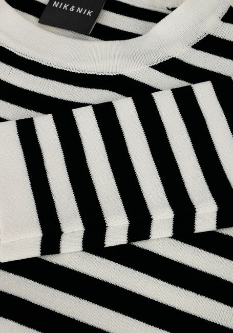 Weiße NIK & NIK Pullover JOLIE STRIPE PULLOVER - large