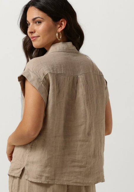 Sand NUKUS Blusen MILLA BLOUSE SS - large