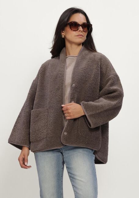 Braune KNIT-TED Jacken JOKO JACKET - large