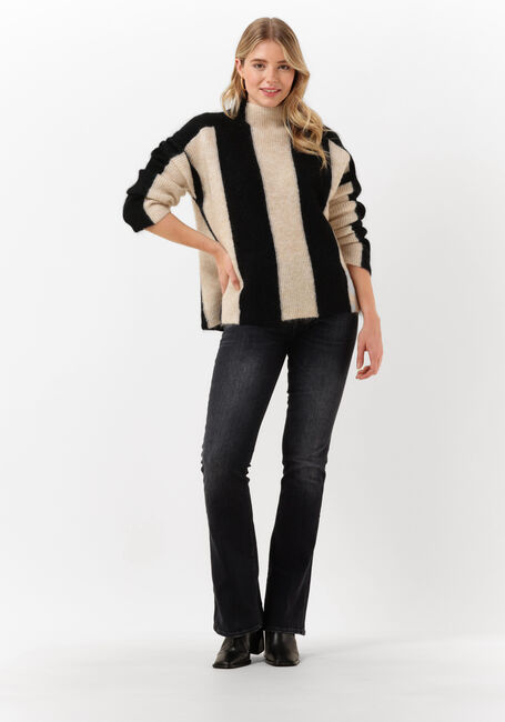 Schwarze SECOND FEMALE Rollkragenpullover HERTHA KNIT T-NECK - large