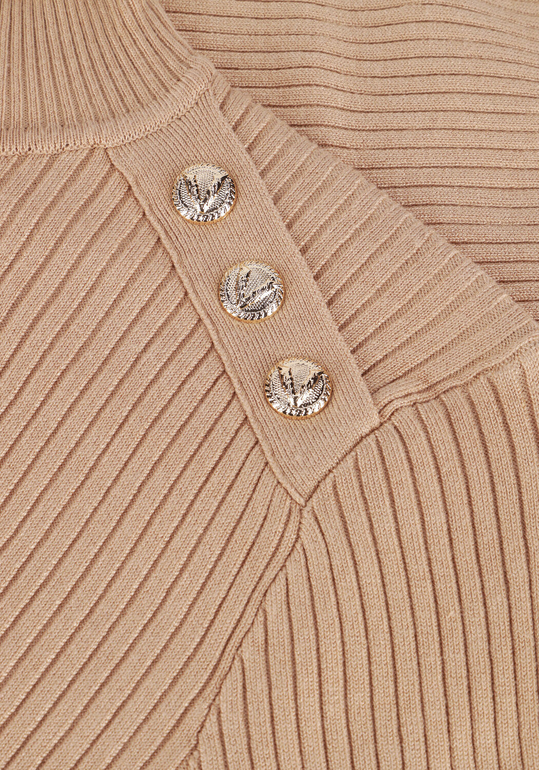 Camelfarbene JOSH V Rollkragenpullover JALISA - large