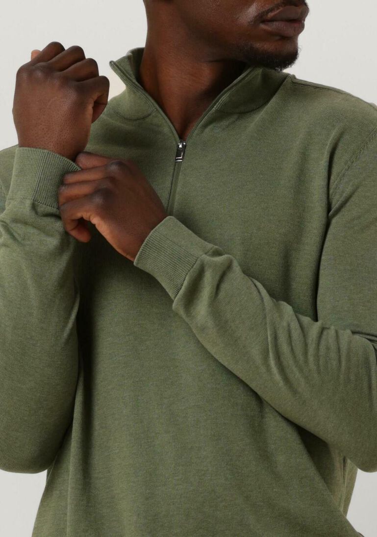 grüne selected homme pullover slhberg half zip cardigan b IV8814