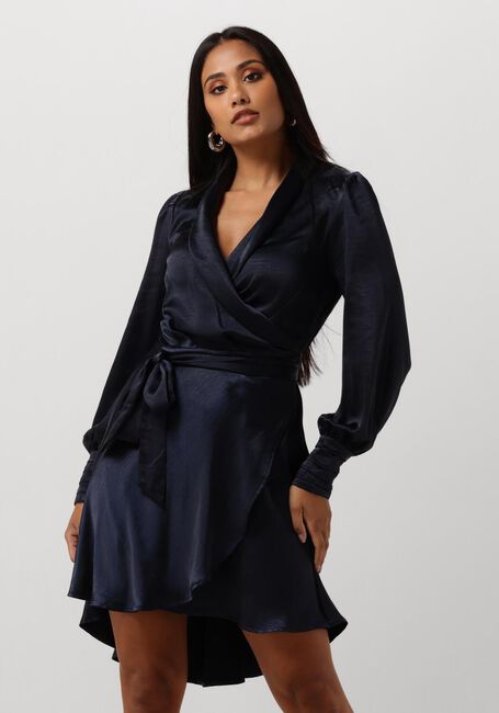 Dunkelblau NOTRE-V Minikleid NV-DORIS SATIN DRESS - large