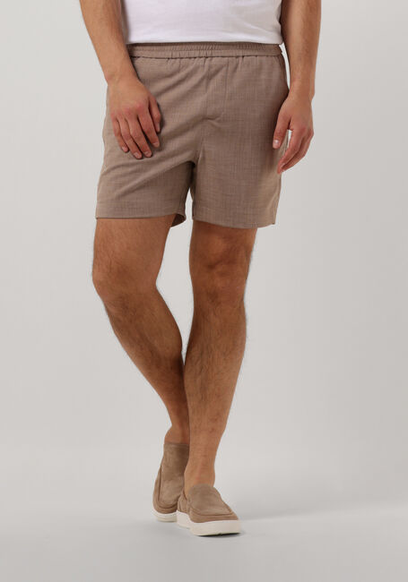 Braune PLAIN Kurze Hose TURI SHORTS 867 - large