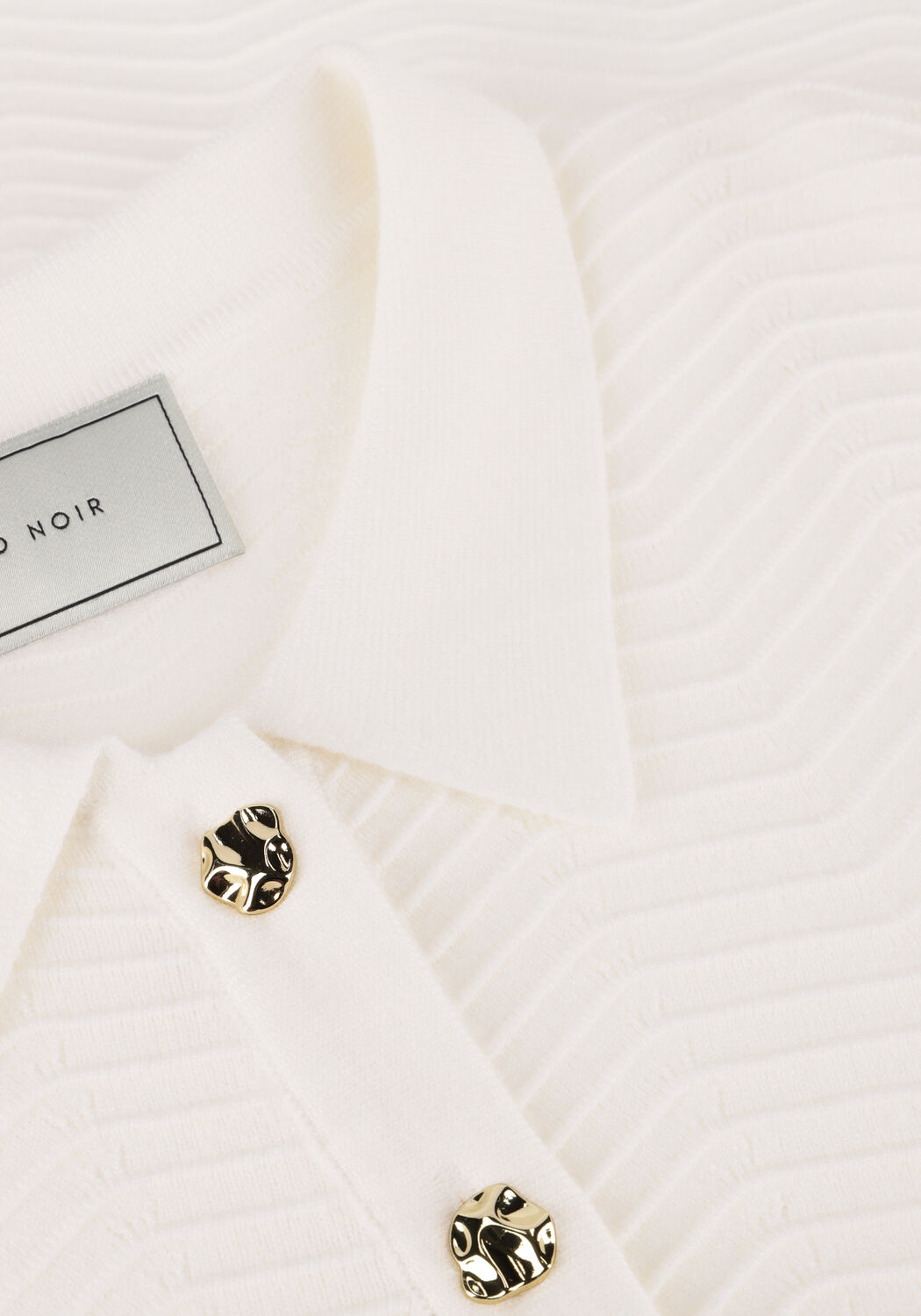 Nicht-gerade weiss NEO NOIR Top SOKO WAVE KNIT TEE - large