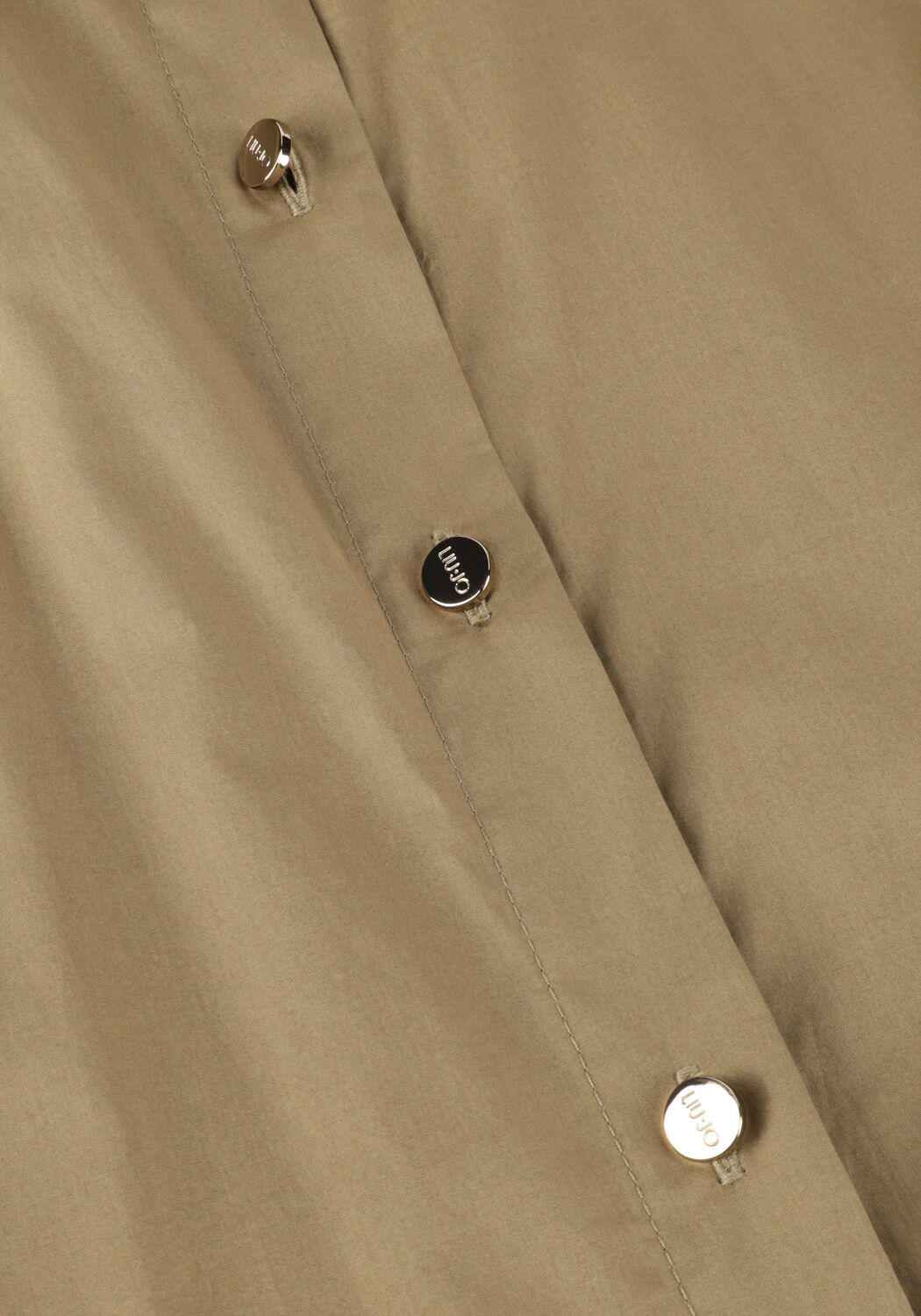 Khaki LIU JO Midikleid 3.0 ABITO CHEMISIER S/M - large