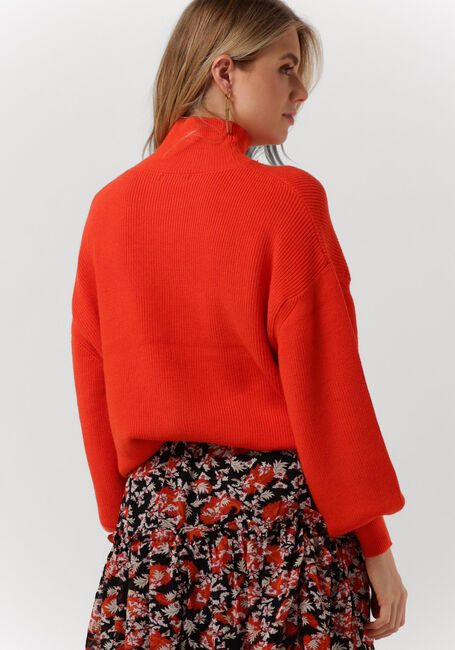Orangene MSCH COPENHAGEN Rollkragenpullover MAGNEA RACHELLE RIB PULLOVER - large