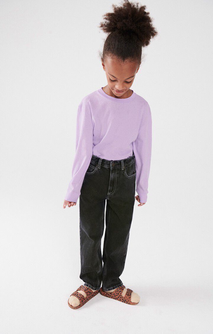 Schwarze AMERICAN VINTAGE Straight leg jeans YOPDAY-B - large