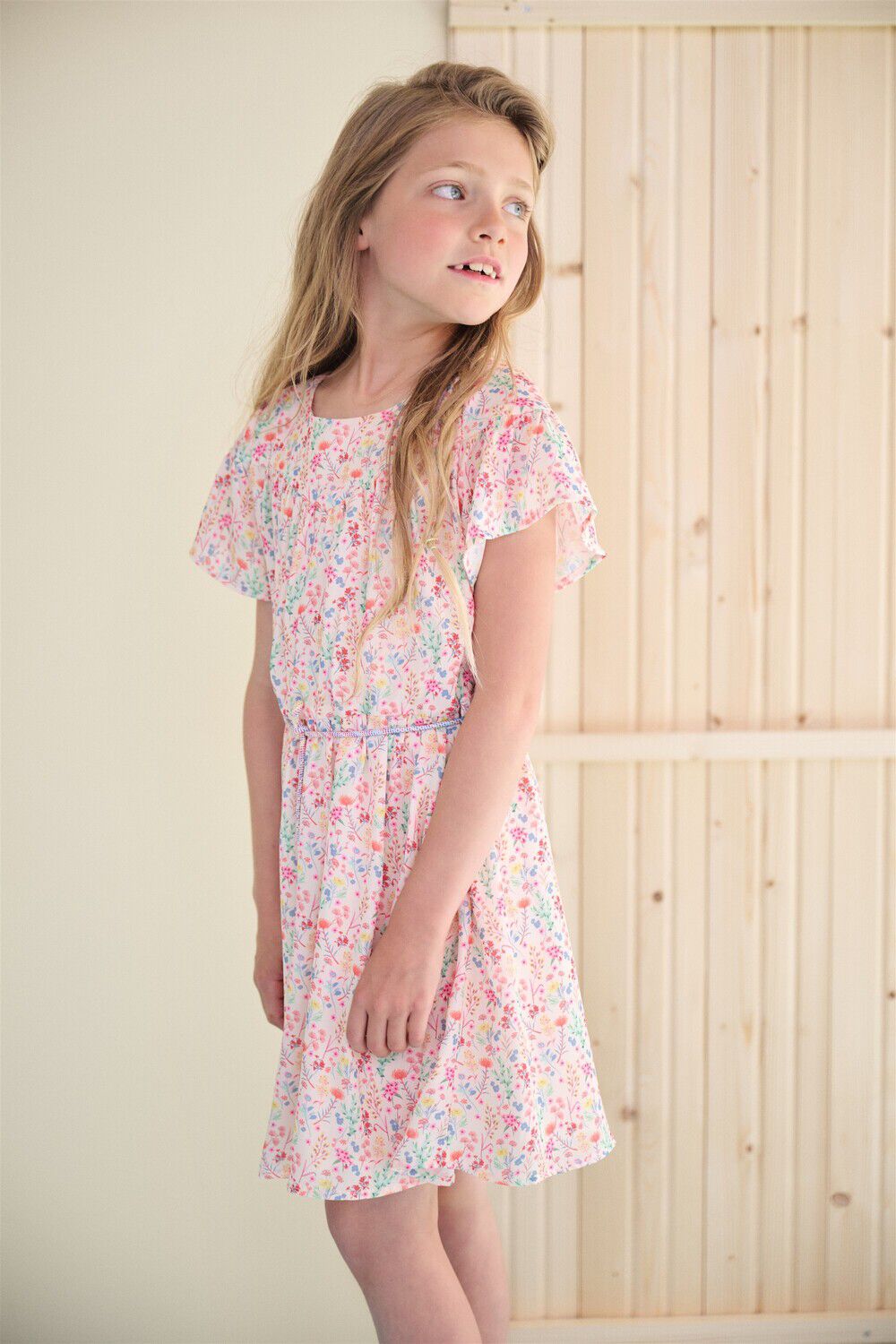 Mehrfarbige/Bunte NONO Minikleid MERLE BLOOMING DRESS - large