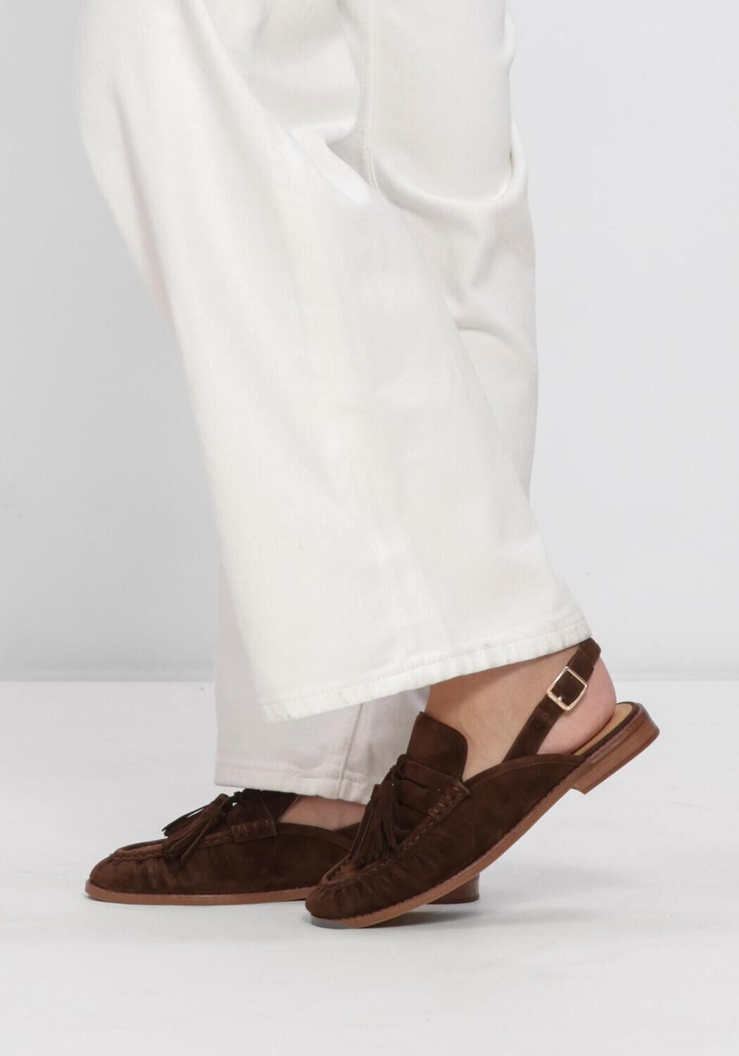 Braune STEFANO LAURAN Slingbacks 2900B - large