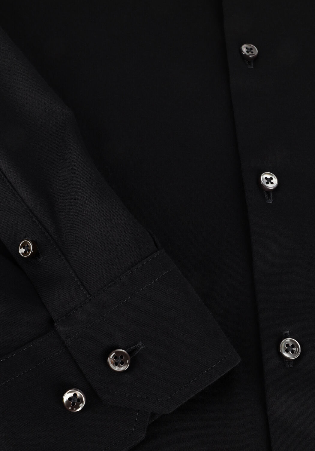 Schwarze DESOTO LUXURY Klassisches Oberhemd LUXURY HAI 1/1 - large