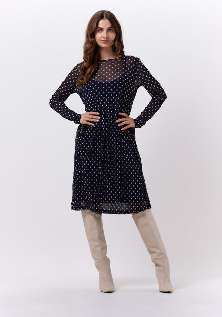 Dunkelblau LOLLYS LAUNDRY Midikleid LYDIA DRESS - large