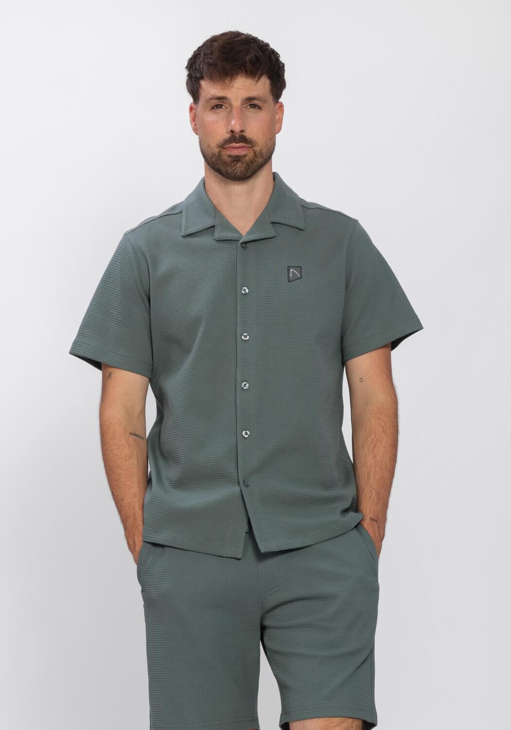 Olive CHASIN Polo-Shirt 62120012_DOBY STRUCTURE - large
