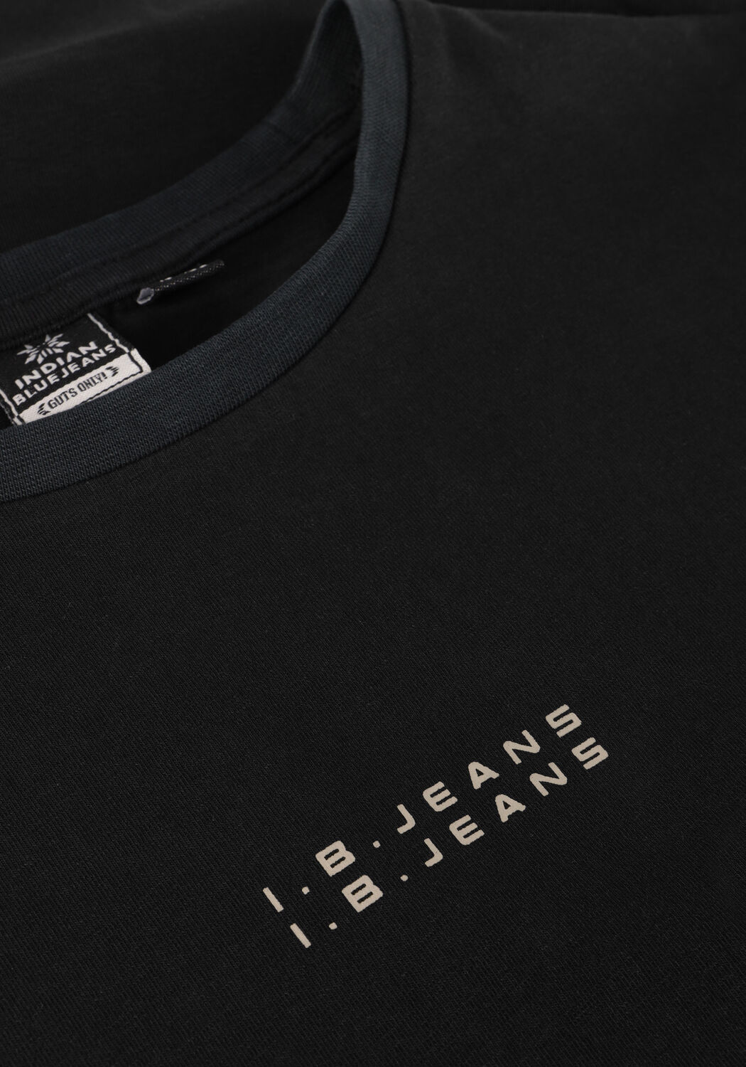 Schwarze INDIAN BLUE JEANS T-shirt T-SHIRT BASIC INDIAN - large