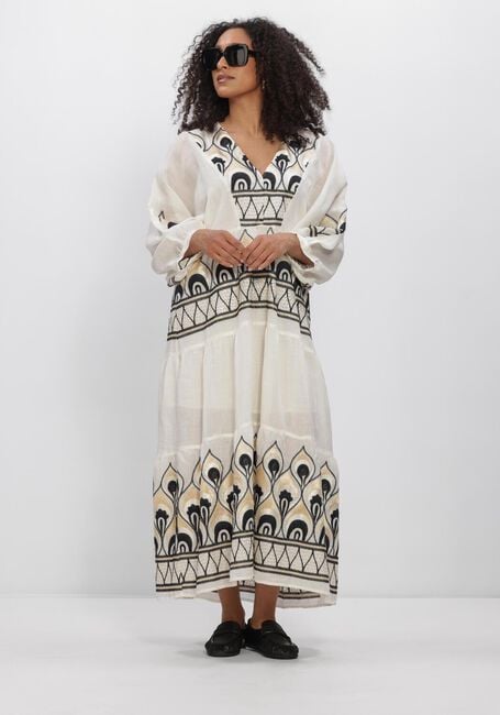 Ecru GREEK ARCHAIC KORI Maxikleid S26K-4033201 - large