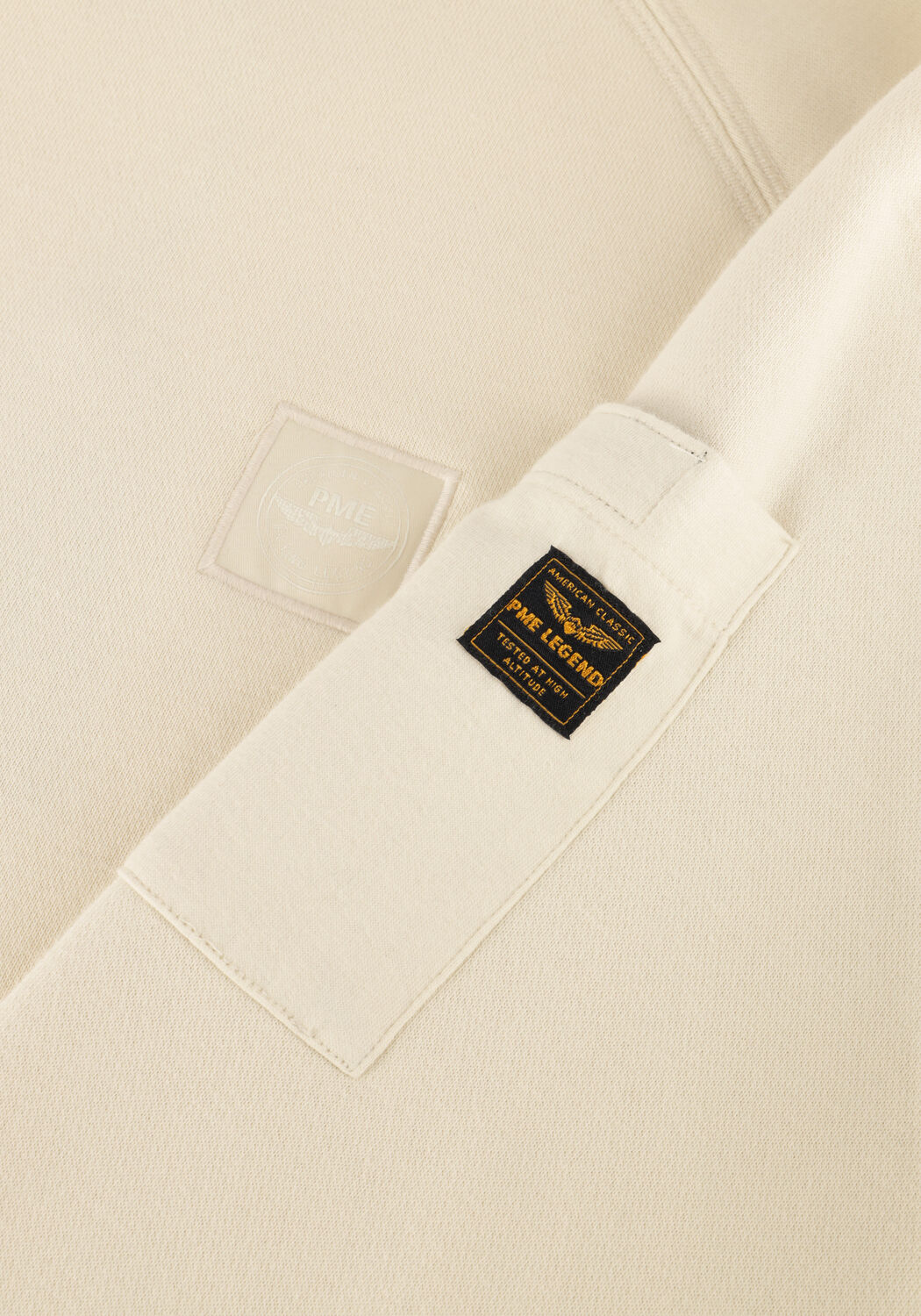 Ecru PME LEGEND Sweatshirt SOFT FLEECE SWEAT - large