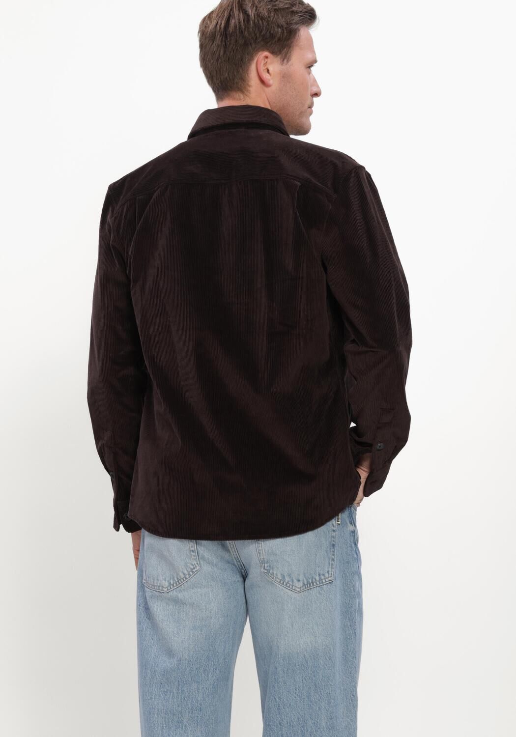 Braune THE GOODPEOPLE Overshirt SNEWY - large