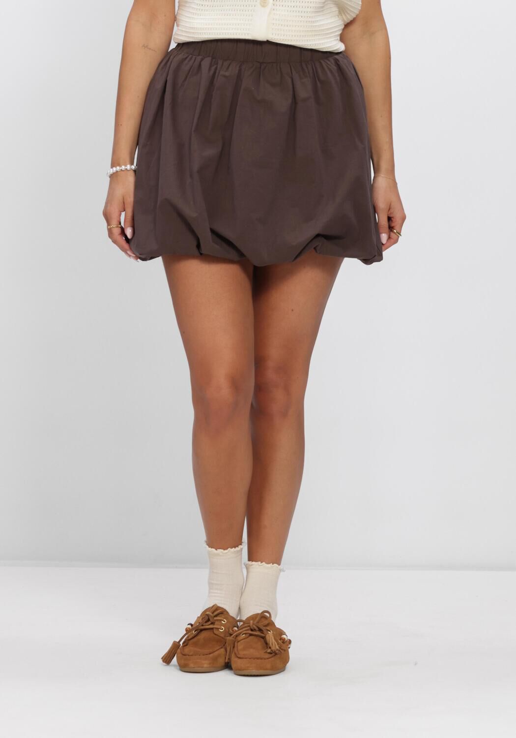 Braune YDENCE Minirock SKIRT IZZY - large