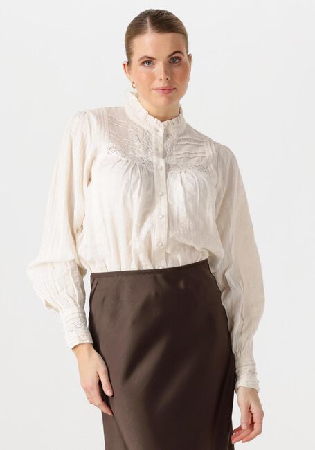 Weiße NEO NOIR Blusen BRIA DOBBY BLOUSE - large