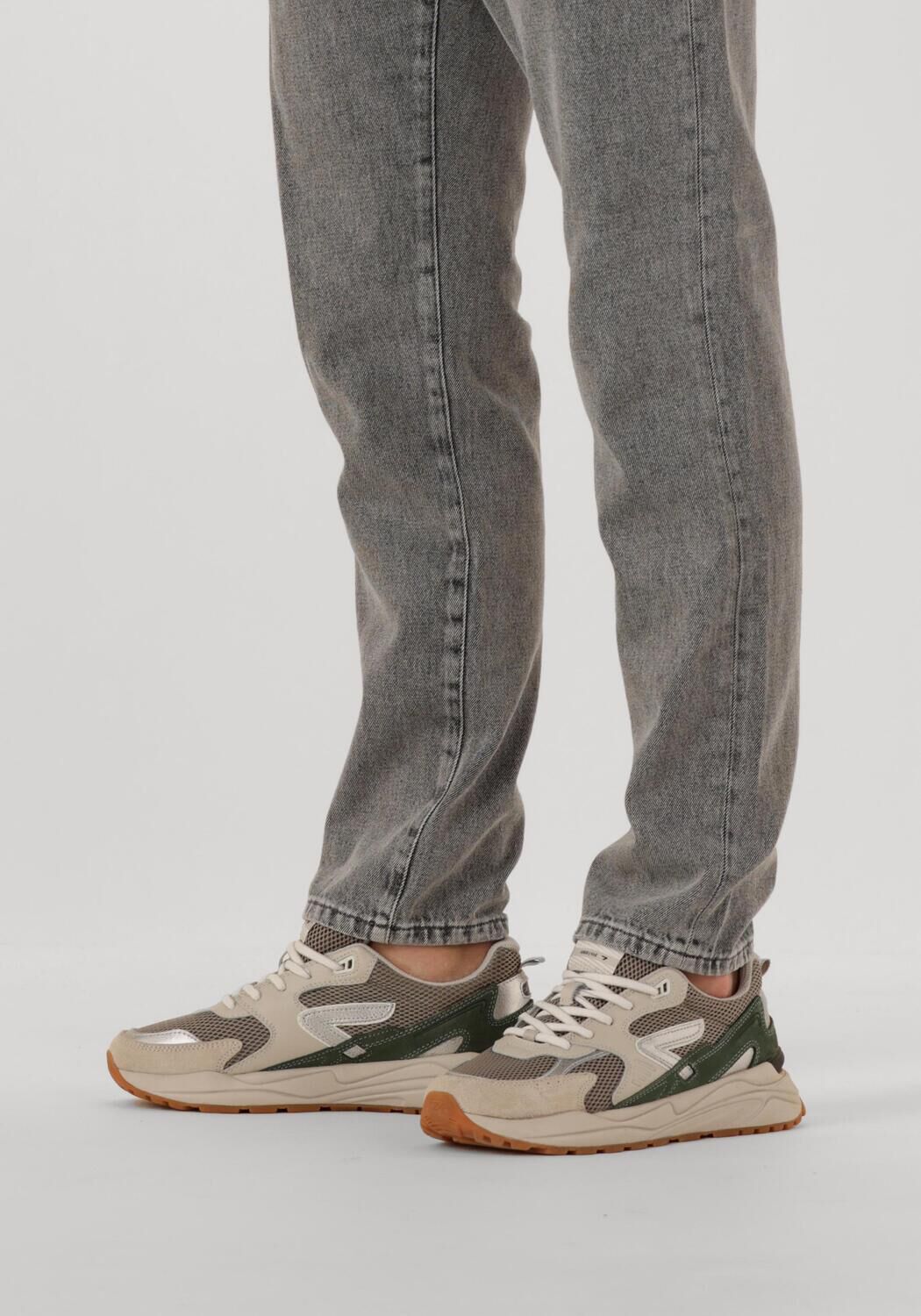 Taupe HUB Sneaker Low GRID-M - large